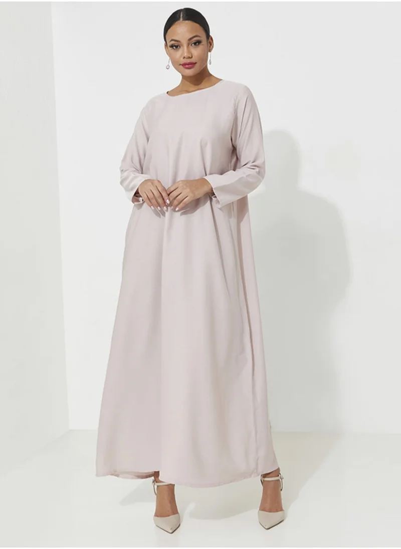 Rosette Abaya Maroon Royal