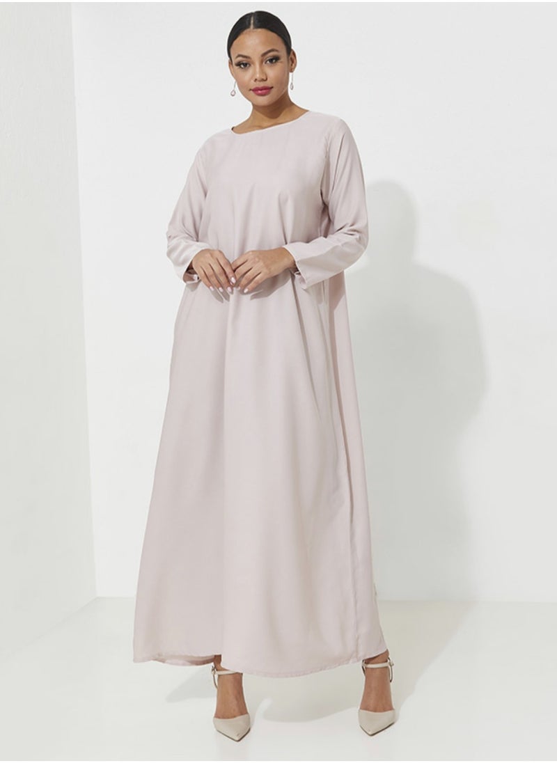 Rosette Abaya Maroon Royal  - Image 2