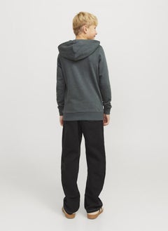 Jack & Jones Junior Kids Logo Print Pull Over Hoodies  - Image 2