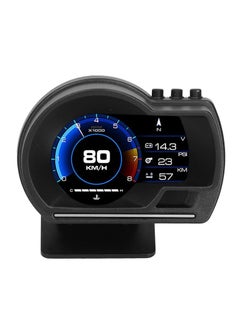 A500 Car HUD Display, OBD+GPS Smart Gauge High Definition Speedometer Car Diagnostic Tool, OBD Fault Code Elimination Safe Driving Computer, Overspeed Fault Alarm, for All Vehicles