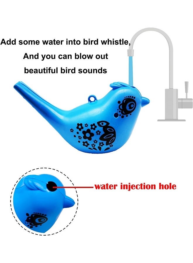 6PCS Kids Bird Water Whistles, Novelty Water Warbler Musical Toy for Birthday Party Goodie Bag Fillers Random Color - Image 3