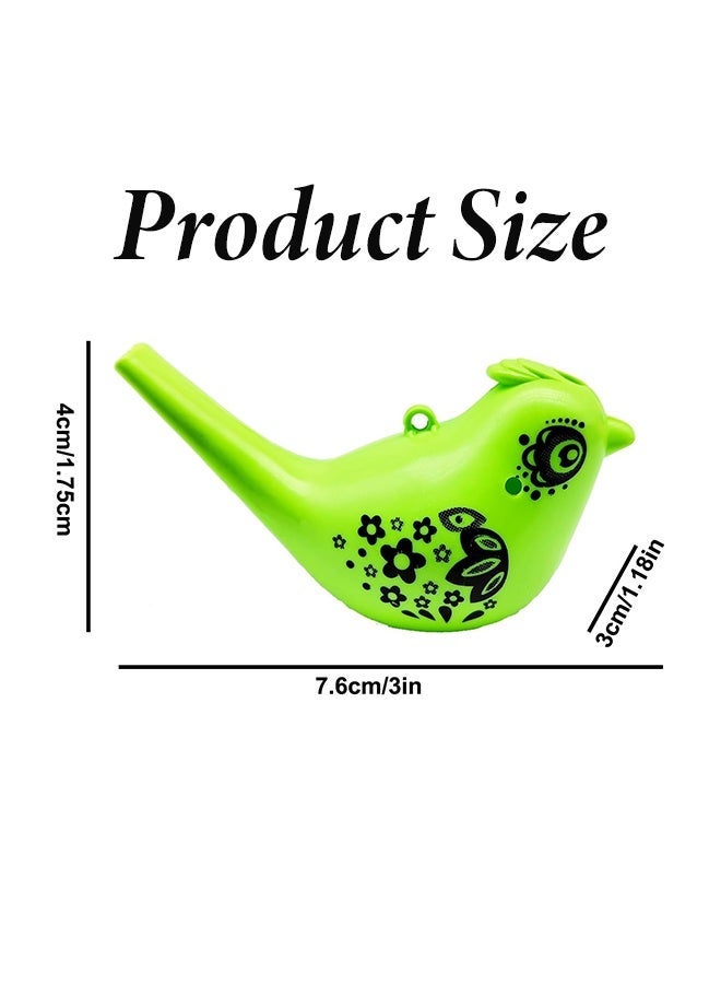 6PCS Kids Bird Water Whistles, Novelty Water Warbler Musical Toy for Birthday Party Goodie Bag Fillers Random Color - Image 2