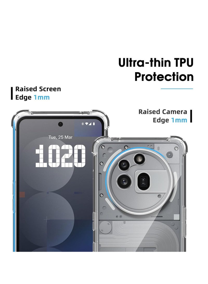 Nothing Phone 3A Pro 5G Case Cover Anti-Scratch Shockproof Case with Reinforced Corners Protective Cover for Nothing Phone 3A Pro 5G 6.7-inch