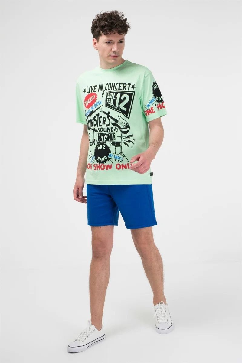 BRZ Collection Printed Unisex Oversize T-shirt