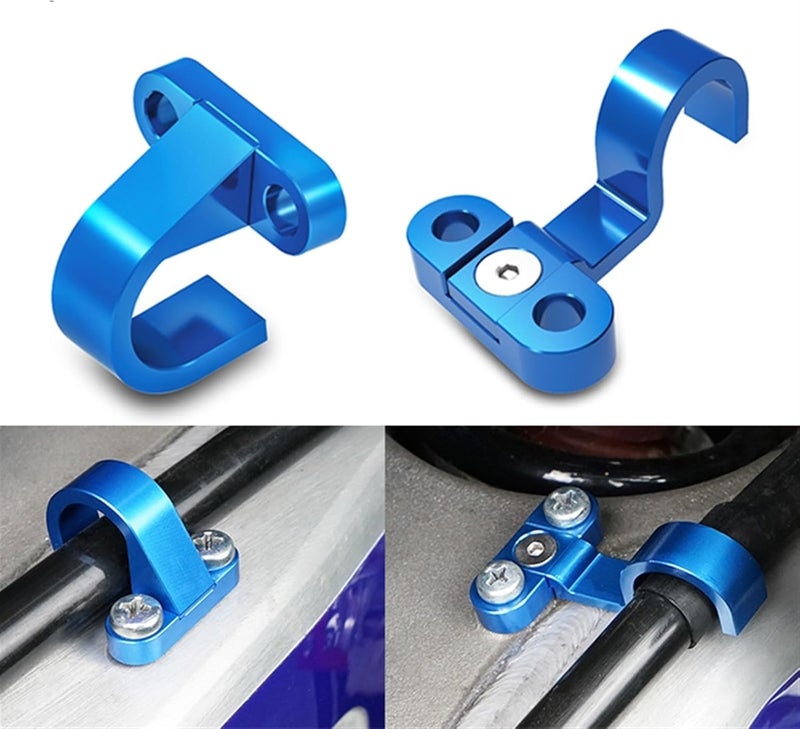 Yurefax Motorcycle Brake Hose Clamp Set for Yamaha - Image 2