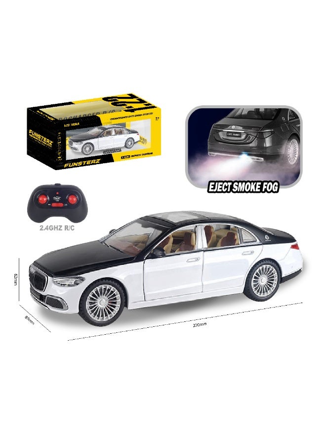فونسترز سيارة مرسيدس بنز S600 من فانسترز بمقياس 1:22 RC - سيارة مصبوبة بإصدار نادر مع صوت، أضواء، أبواب تفتح، رذاذ، بطارية قابلة لإعادة الشحن، وجهاز تحكم عن بعد كامل الوظائف - Image 4