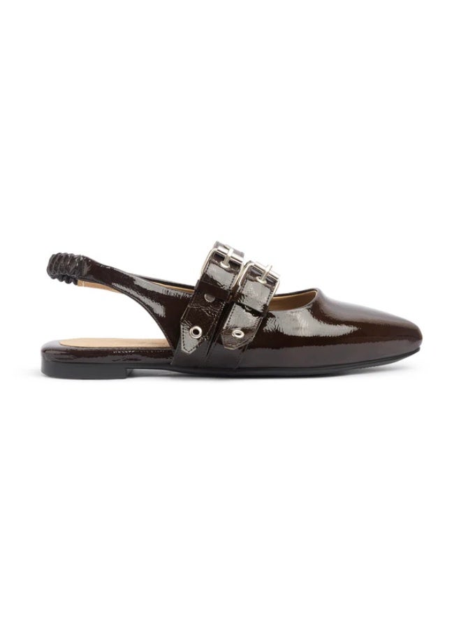 TGS Double Belt Flat Slingbacks - Image 1