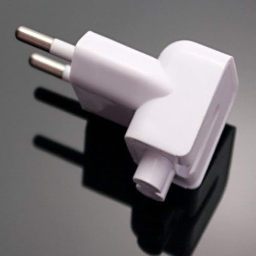VNJ ACCESSORIES EU Adapter Duck Head for Power Adapters of MacBook,Powerbook, Pro, Air,iPhone, iBook - Image 1