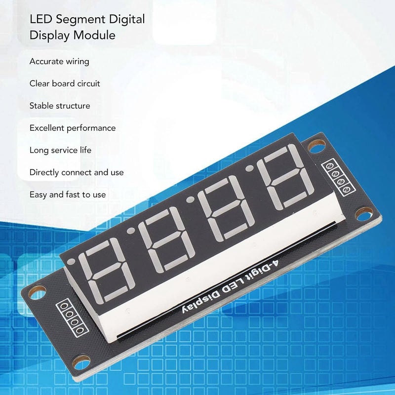 وحدة عرض رقمية LED من 4 أجزاء مكونة من 7 شرائح، حجم 0.56 بوصة (MRA172A أحمر) - Image 5