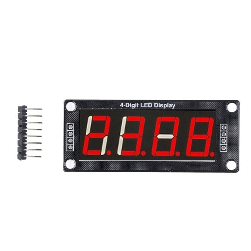 وحدة عرض رقمية LED من 4 أجزاء مكونة من 7 شرائح، حجم 0.56 بوصة (MRA172A أحمر) - Image 1