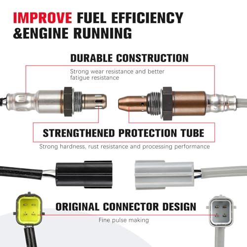 QIJIAUTO O2 Oxygen Sensor Upstream Downstream Compatible for Nissan Altima 2008-2011 2.5L L4 QR25DE, Rogue 2010, 234-9038 234-4380 22690-2A000 226A0-8J100, 2PCS Set - Solve P0138 Code, Direct Fit - Image 4