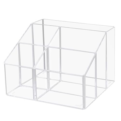 HSYMQ Acrylic Desk Organizers, Clear Pen Holder and Pencil Holder Display Stand for Office, School and Home - Image 1