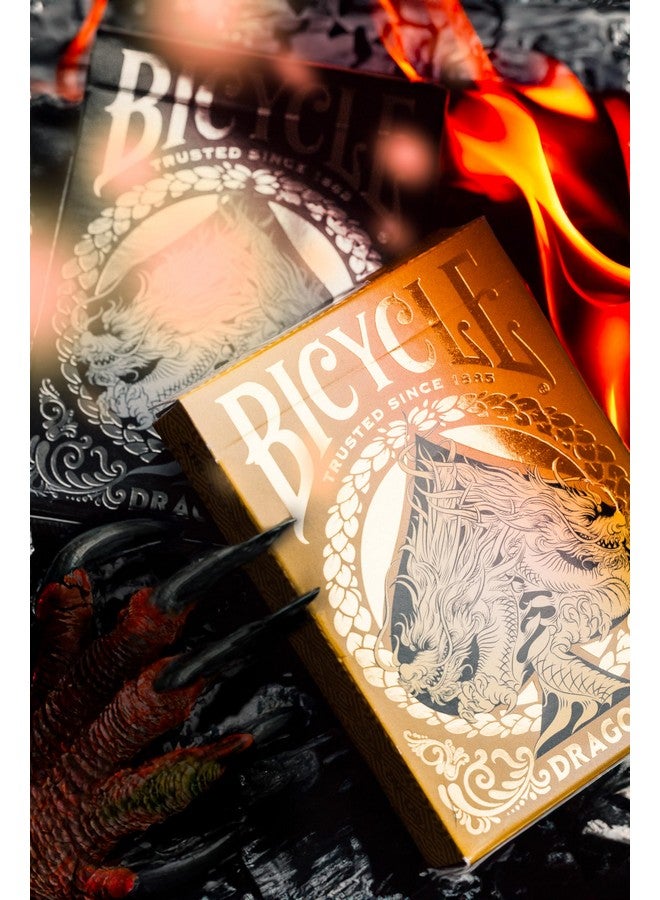 Bicycle بطاقات لعب بيككل جولد دراجون فويل المميزة، 1 مجموعة - Image 2