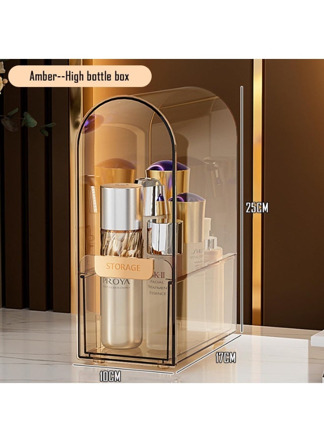 Makeup storage box, transparent acrylic cosmetics and jewelry display cabinet, can be freely combined, suitable for decoration on dressing tables, bathrooms, and entrances(bottle) - Image 2