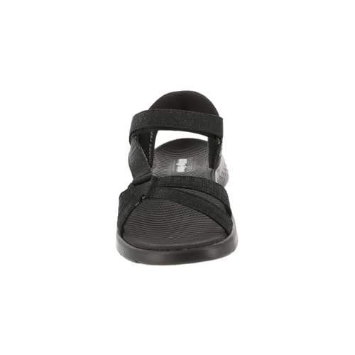 Skechers Women's GO Walk Flex Sandal - Illuminate Hands Free Slip-ins Fisherman, Black, 5 - Image 5