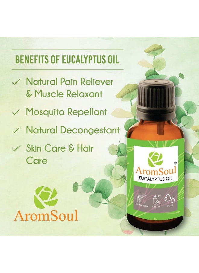 Aromsoul Aromsoul Eucalyptus oil 30 ML | Pure & Natural  - Image 4