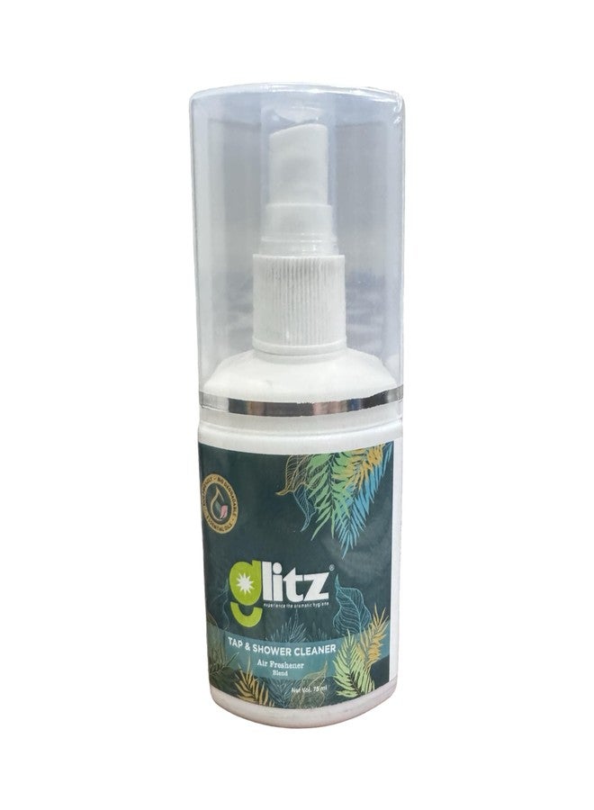 Glitz Organic Tap & Shower Cleaner Combo 75ML | Free Drain Cleaner |Essential Oils Aroma| Hard Water Stain Removal | All Purpose Use - Image 4