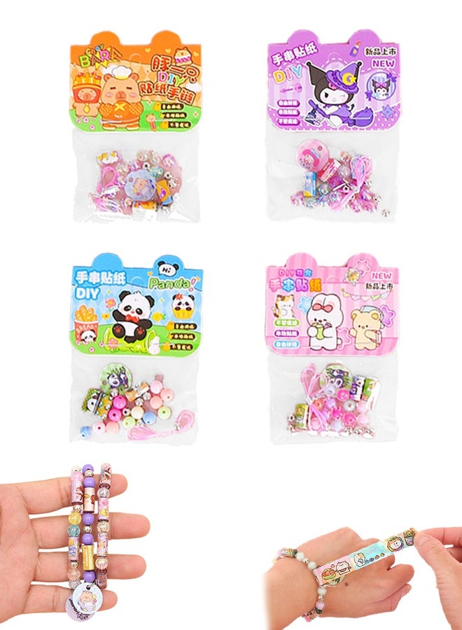 Lemon DIY Wearable & Shareable Sticker Bracelet Set, Wearable Sticker Bracelet for Kids,  Assorted Colors & Styles Creative Fun for Kids, Teens, Collectors - Image 1