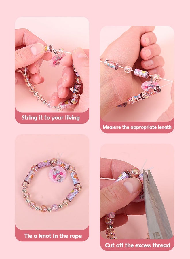 Lemon DIY Wearable & Shareable Sticker Bracelet Set, Wearable Sticker Bracelet for Kids,  Assorted Colors & Styles Creative Fun for Kids, Teens, Collectors - Image 3