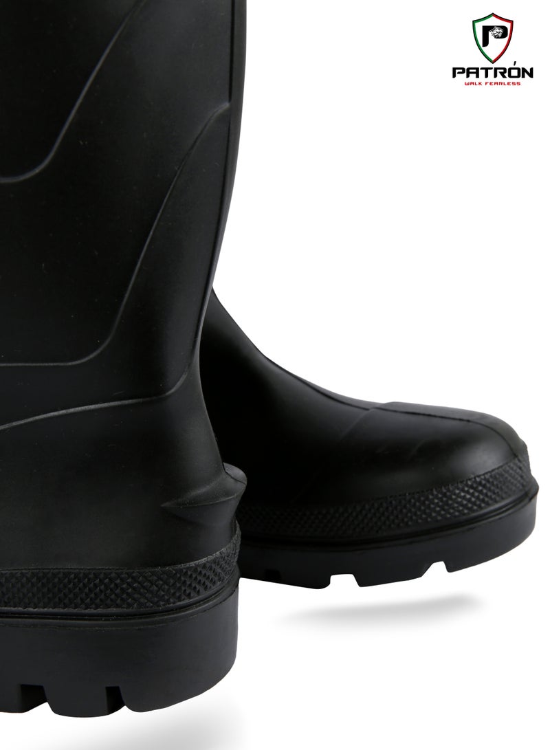 Patron Black Gum Boot Liquid-Resistant | W3072B  - Image 2