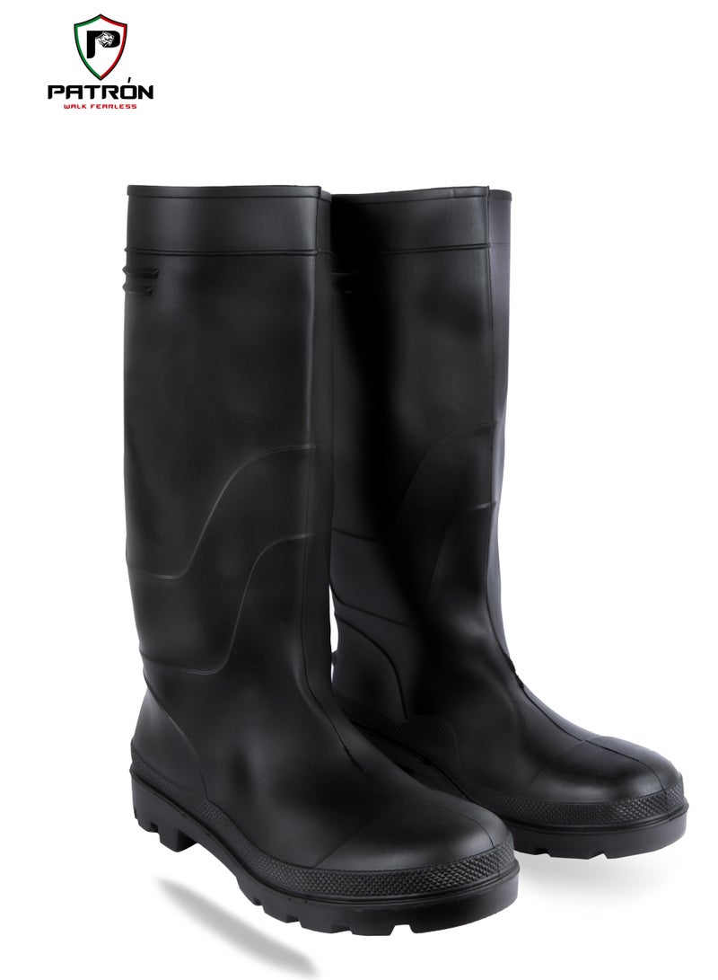 Patron Black Gum Boot Liquid-Resistant | W3072B  - Image 1