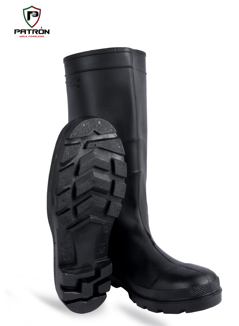 Patron Black Gum Boot Liquid-Resistant | W3072B  - Image 4