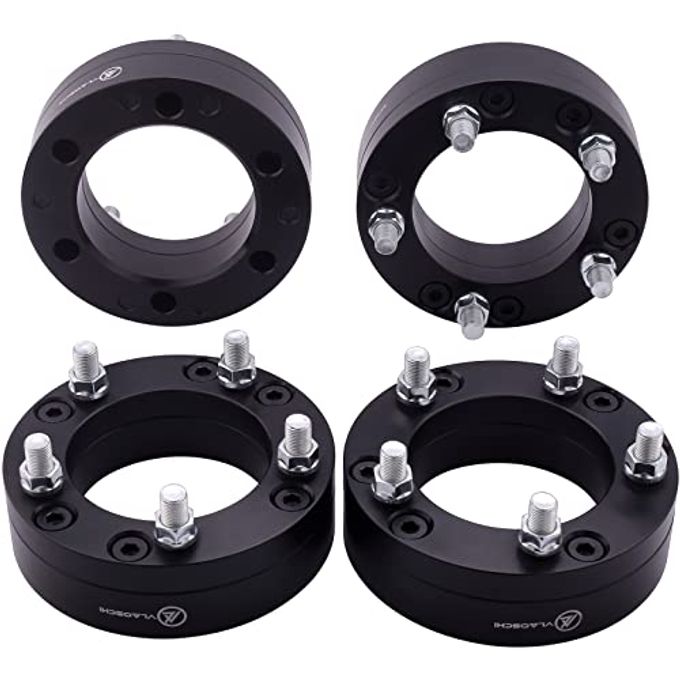 VLAOSCHI Black Forged 6X5.5 To 5X4.75 Wheel Adapters 2 Inch Compatible With Chevy Gmc 6 Lug To 5 Lug Adapter For Tahoe Suburban Silverado Sierra 1500 (Adapt 5X120.65 Rim On 6X139.7 Vehicle)Pack Of 4 - Image 4