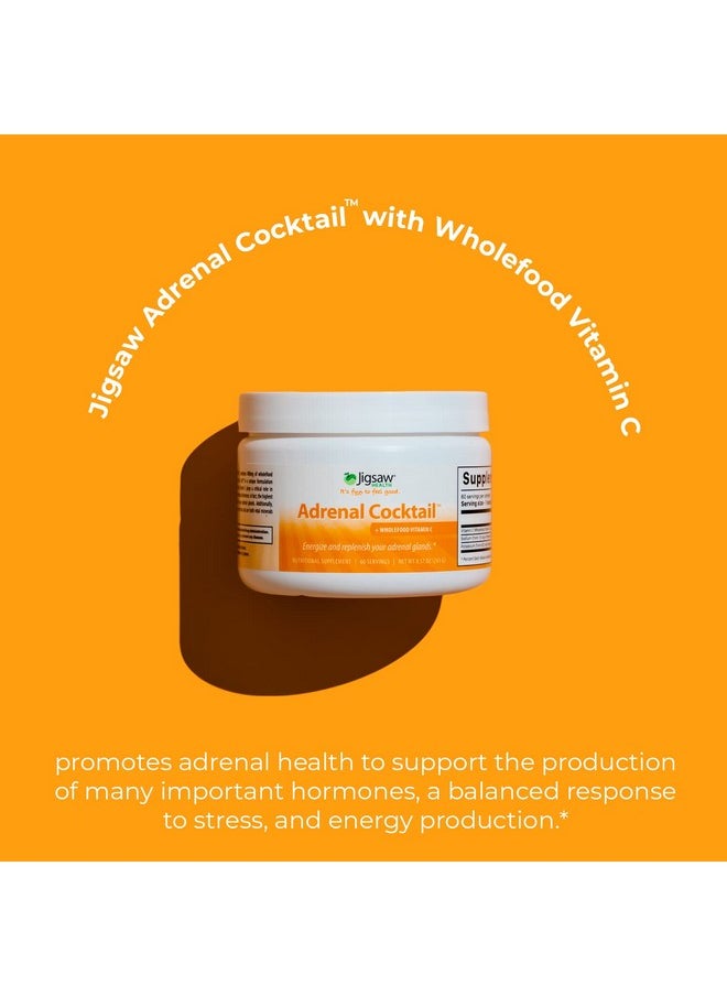 Jigsaw Health Adrenal Cocktail With Wholefood Vitamin C 60 Servings  - Image 4