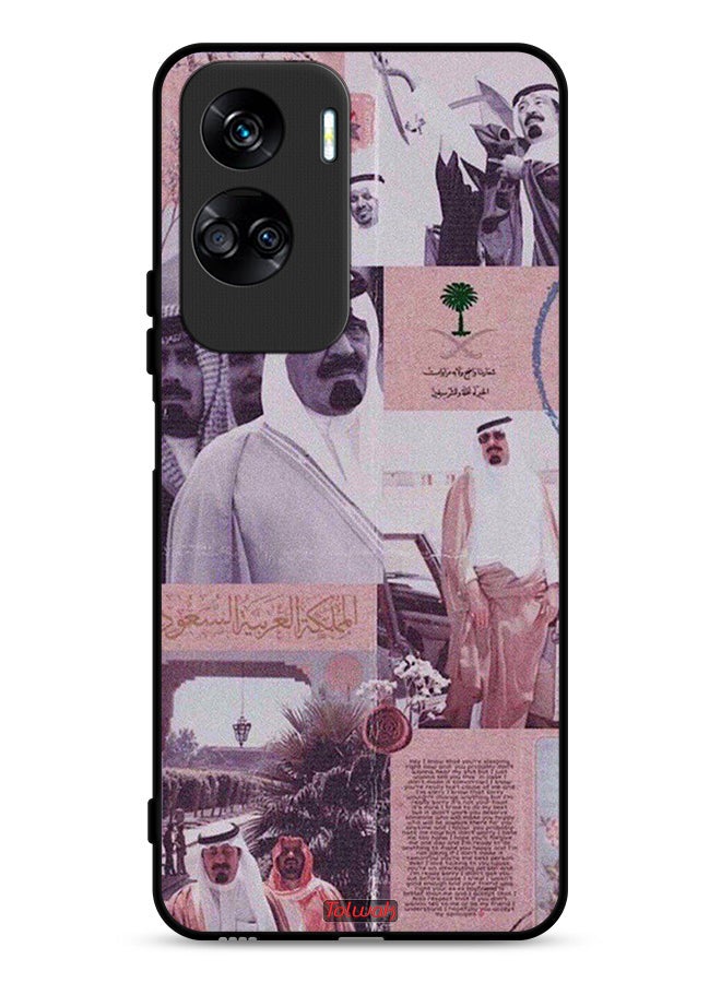 Tolwak Honor 90 Lite 5G Protective Case Cover King Abdullah Vintage Poster  - Image 1