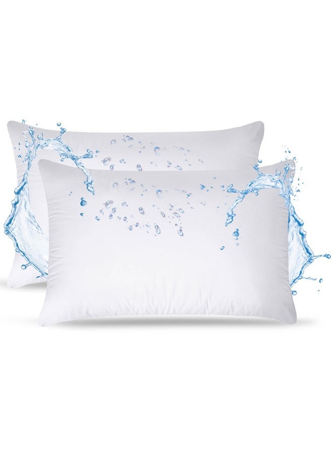 Utopia Bedding Outdoor Pillow Inserts 12 x 20 Inches (Pack of 2, White), Water Resistant Garden Throw Pillows for Patio and Porch Furniture - Image 3