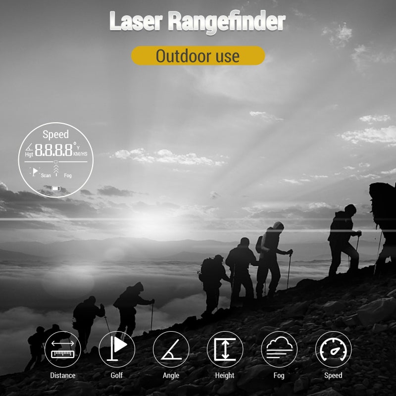 Golf Rangefinder Digital Hunting Measurement Monocular Telescope 600M / 800M / 1000M - Image 2