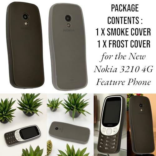 Zaoma Back Cover Case Compatible for Nokia 3210 4G 2024 DS - Model No. : TA-1619 - ( Pack of 2 ) (NK32104G_GW) - Image 4