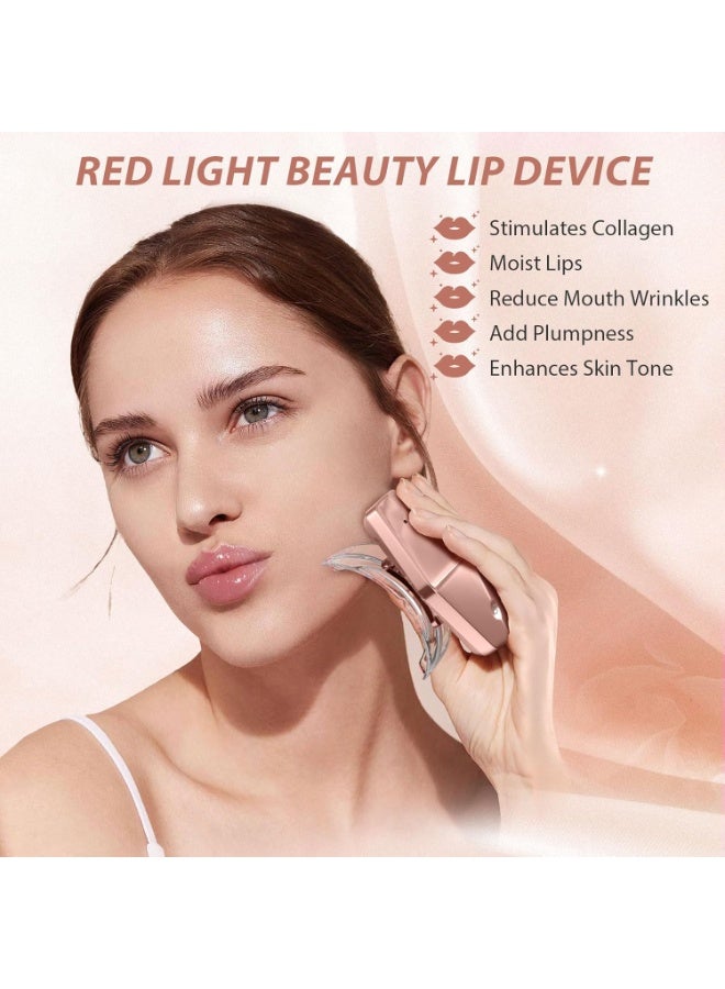 SYOSI Lip Plumper Device, with Red & Infrared Light Therapy, Heated Anti-Aging Lip Care for Wrinkle Reduction, Enhanced Lip Tone, and Fuller, More Vibrant Lips - Image 2