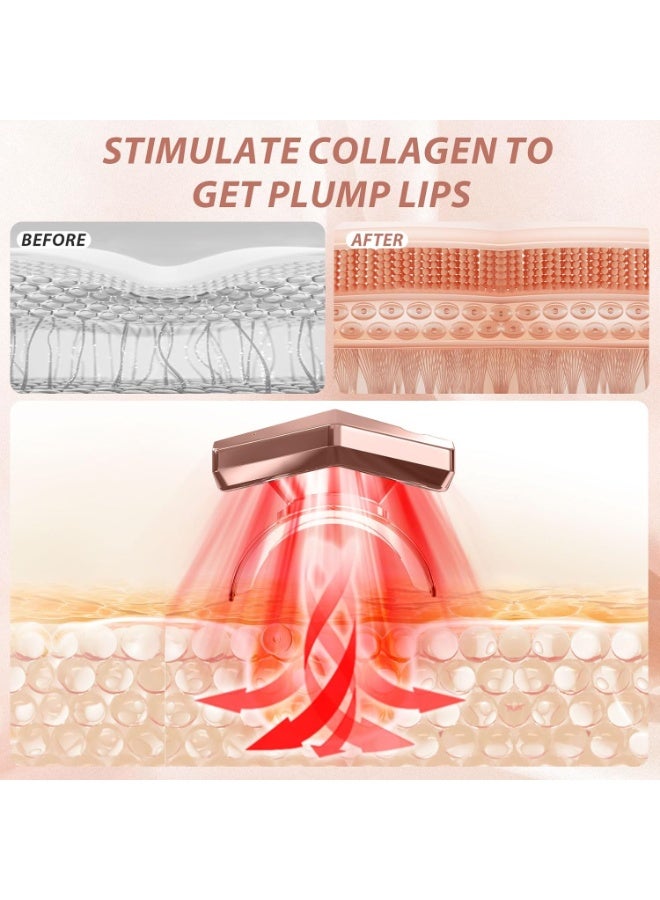 SYOSI Lip Plumper Device, with Red & Infrared Light Therapy, Heated Anti-Aging Lip Care for Wrinkle Reduction, Enhanced Lip Tone, and Fuller, More Vibrant Lips - Image 4