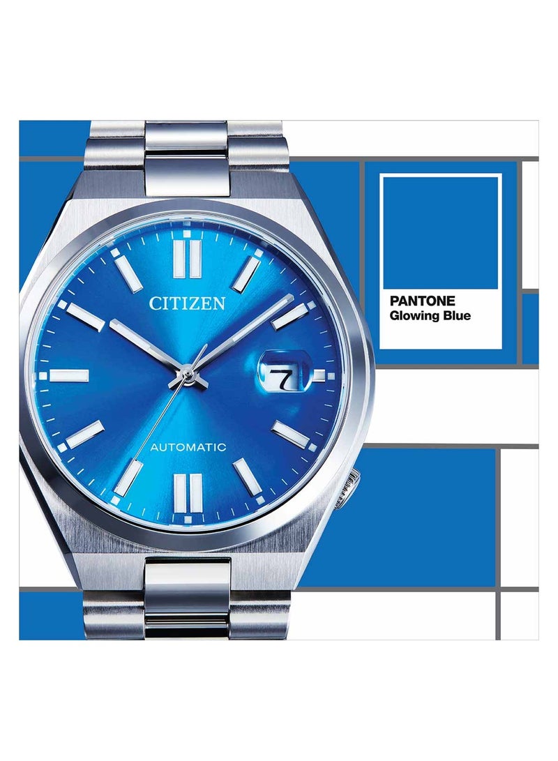 CITIZEN PANTONE NJ0158-89L Limited edition Men's Watch, Automatic, Sapphire Glass Glowing Blue Watch - Image 4