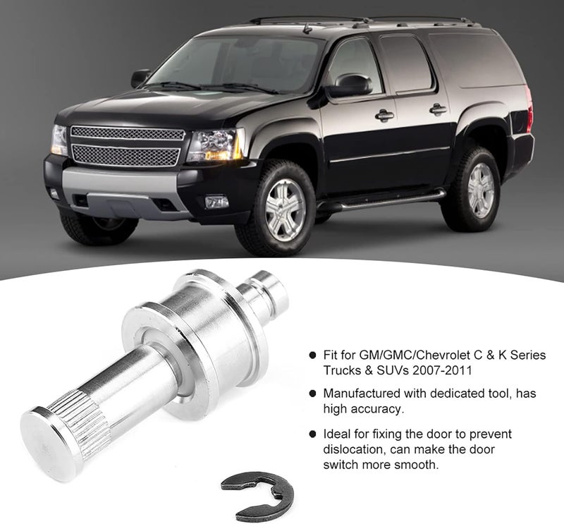 كلاراكو طقم دبوس مفصل الباب، طقم إصلاح أسطوانة السيارة مع مثبت وحشية مناسب لشاحنات GM/GMC سلسلة C وK وسيارات الدفع الرباعي 2007-2011 - Image 4