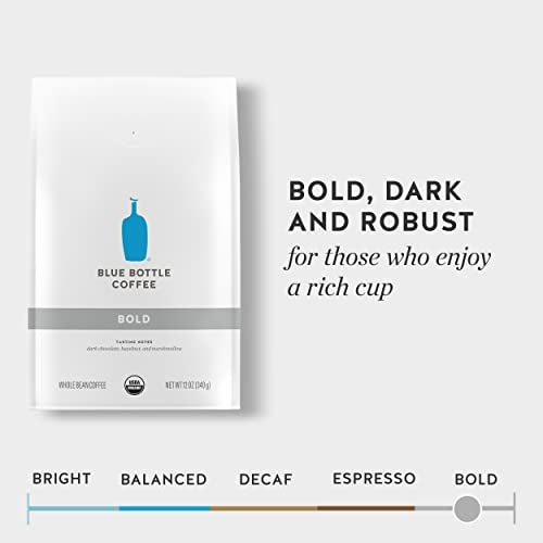 blue bottle coffee Blue Bottle Whole Bean Organic Coffee, Bold, Dark Roast, 12 Ounce bag (Pack of 1) - Image 3