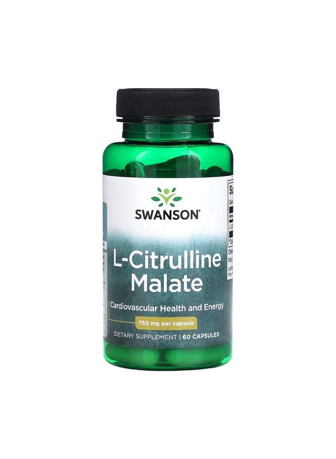 SWANSON L-Citrulline Malate, 750 mg, 60 Capsules