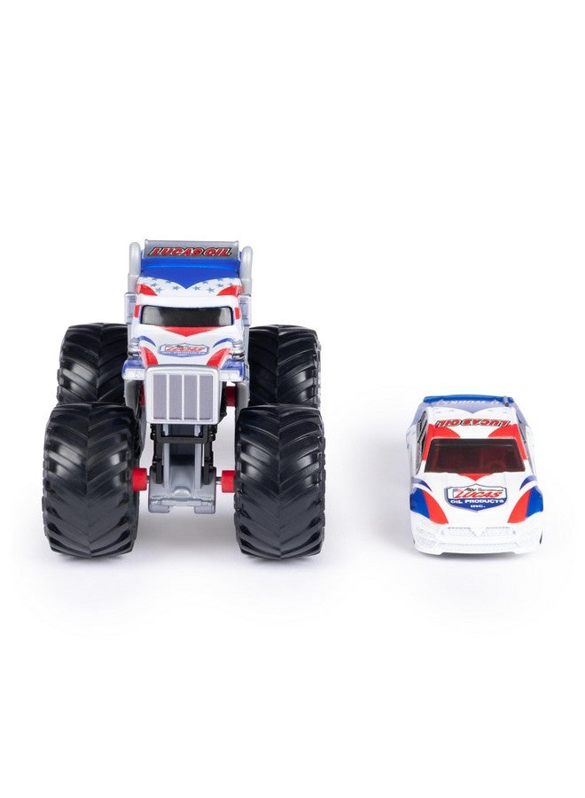 سبن ماستر شاحنة سباق ومثبت لوكاس مونستر وسيارة سباق 1/64 - Image 5