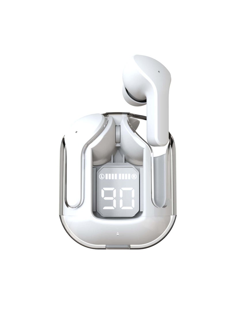 ليفور LEVORE Blutooth سماعات TWS كريستال مع شاشة عرض LBT301 أبيض - Image 3