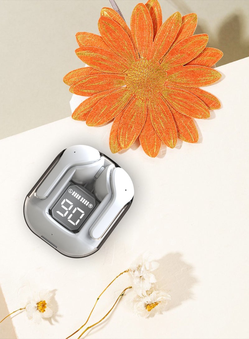 ليفور LEVORE Blutooth سماعات TWS كريستال مع شاشة عرض LBT301 أبيض - Image 4