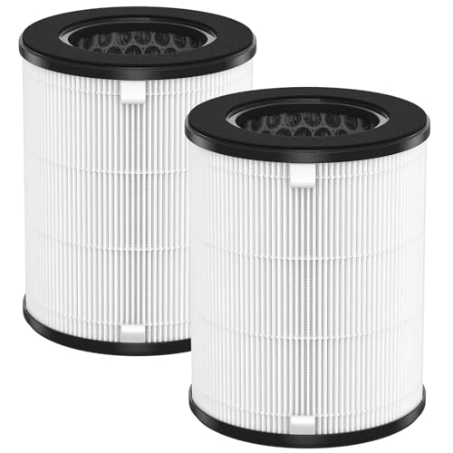 CFKREYA AP-T20 Replacement Filter Compatible with Homedics AP-T20, AP-T20WT, AP-T20BK and AP-T22 Air Purifiers, 3-in-1 Air Filter, Part# AP-T20FL, 2 Pack - Image 1
