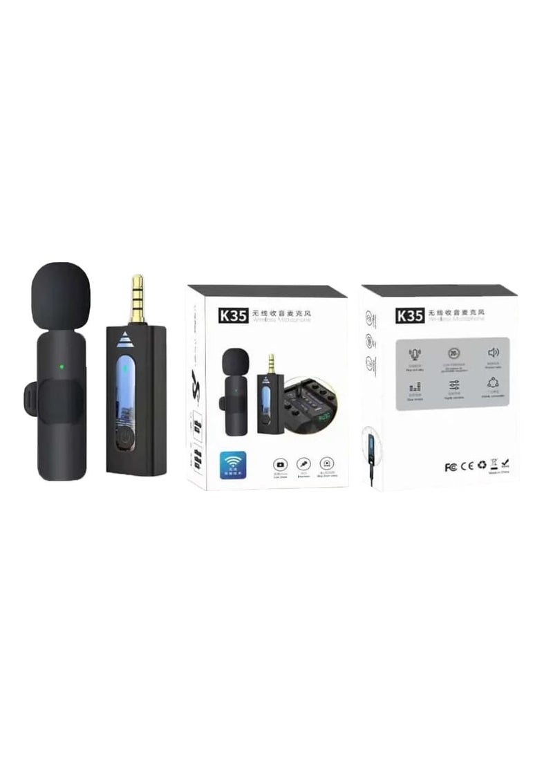 Generic K35 Wireless Lavalier Microphone 