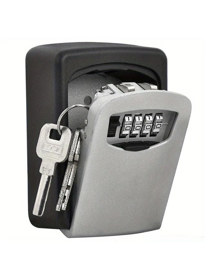 Outdoor Wall Mounted Key Safe Box With Waterproof Cover 1pc Home Car Keys Storage - Image 4