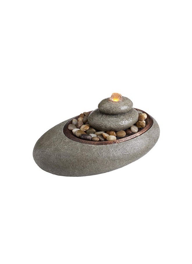 HoMedics - Mirra Oceanside Relaxation Fountain Serene Decorative Home Decor Natural - Image 1