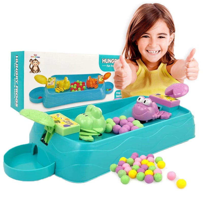 Wembley Hungry Frog Games Eating Beans Games | Indoor Games Interactive Game Toy of Family Board Games for Kids | Interactive Game Toys Multiplayer Game for 2 Player - Image 1
