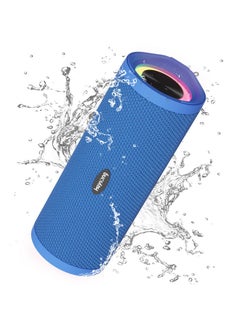 HEYSONG Portable Bluetooth Speaker Waterproof Wireless Shower Outdoor Speakers Ipx7 Floating 5000Mah Tf Card Good Bass Loud Sound For Beach Pool Kayak Accessories Gifts For Men Women Blue  - Image 2