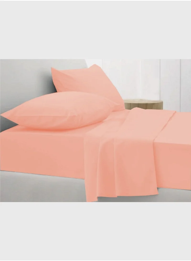 Dwell Studio King Blush 200Tc Cotton Flat Sheet