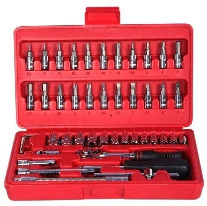 Generic Force 2462 14 Inch Socket Combination Set Diy Repair Tool Kit 46Pieces  - Image 1
