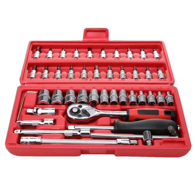 Generic Force 2462 14 Inch Socket Combination Set Diy Repair Tool Kit 46Pieces  - Image 3